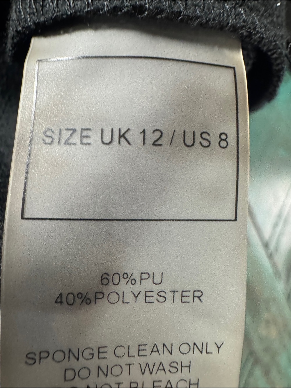 Manière De Voir Rope Tie Black Faux Leather Trousers Size 8 NWT Brand New - Picture 12 of 14